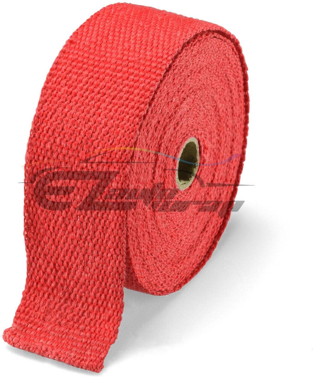 Red Exhaust Pipe Insulation Thermal Heat Wrap 2" x 50' Motorcycle Header Protection Fiberglass Heat Shield 6X Stainless Ties