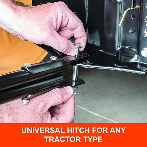 Miniatura 9 de Agri-Fab 45-0543-AMZ Esparcidor de Arrastre para Césped y Jardín de 100 lb con Aireador/Sembradora/Esparcidor de Caída para Semillas, Fertilizante