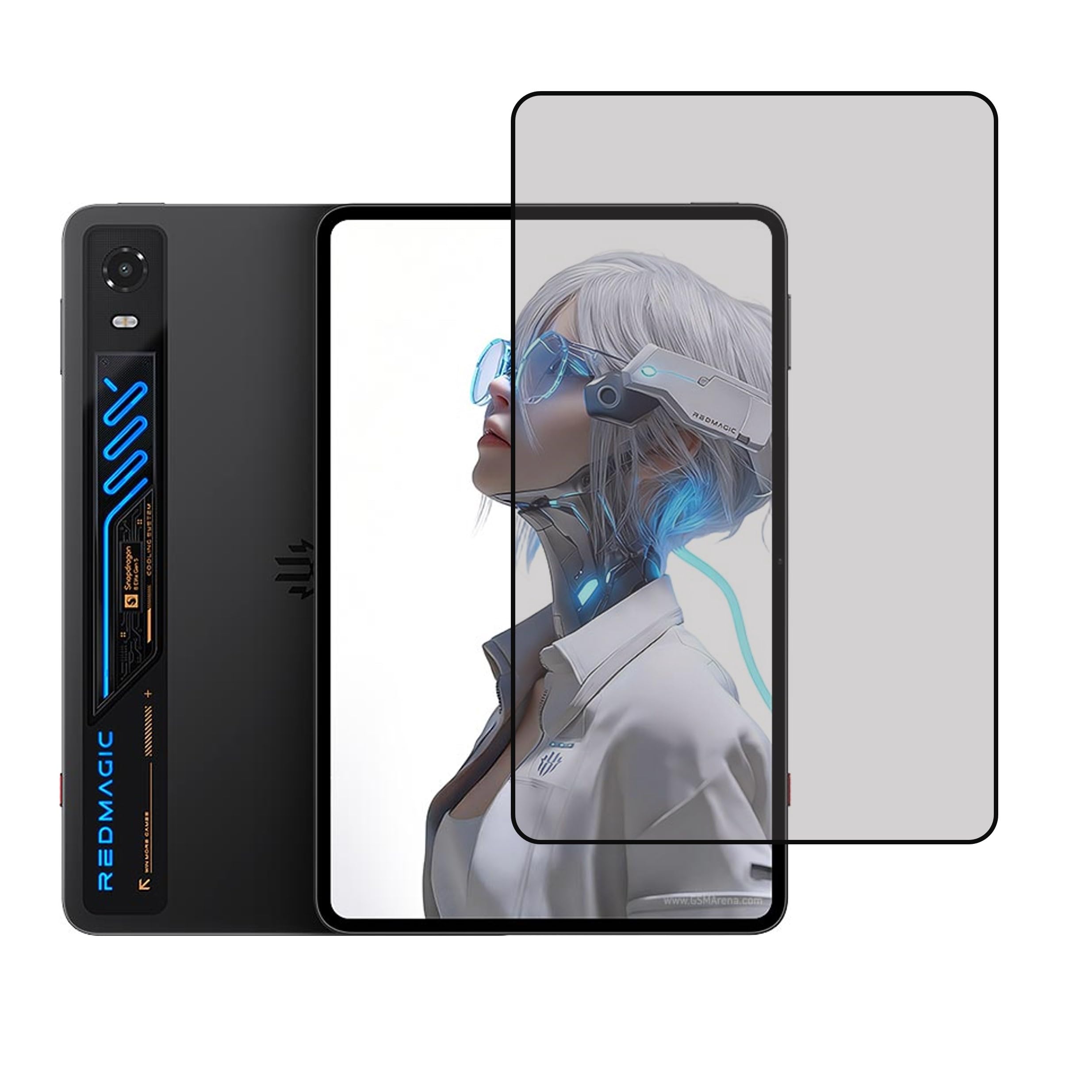 DVTECH Tablet Screen Guard Protector Compatible with ZTE Red Magic Astra 2 Screen Protector | Ultra HD Transparent Screen Guard | Anti-Glare Bubble-Free Scratch Resistant-image-15
