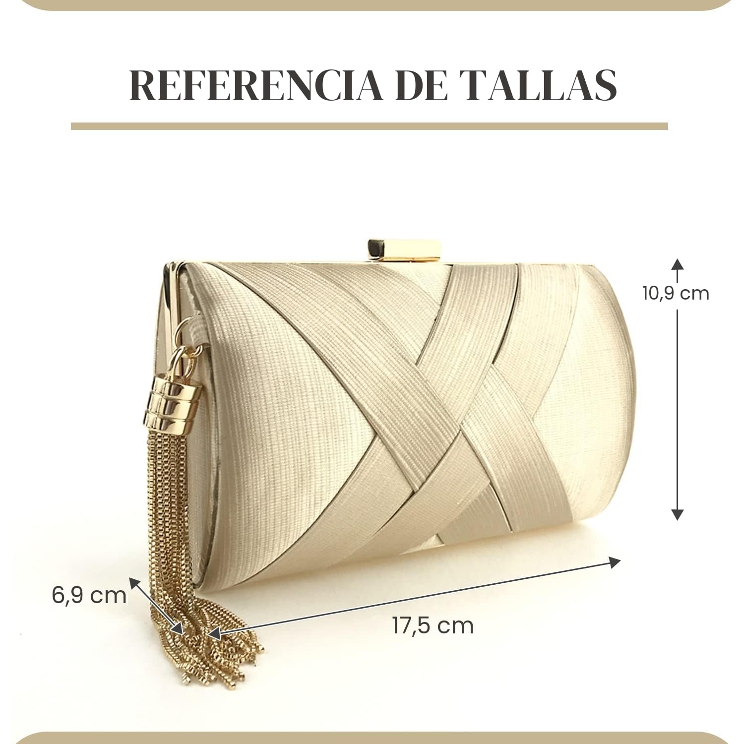 SUKUTU Bolso de Mano de Noche para Mujer Bolso de Satén para Boda Fiesta Noche Borla Colgante Cóctel Graduación, Bolsos de Mano