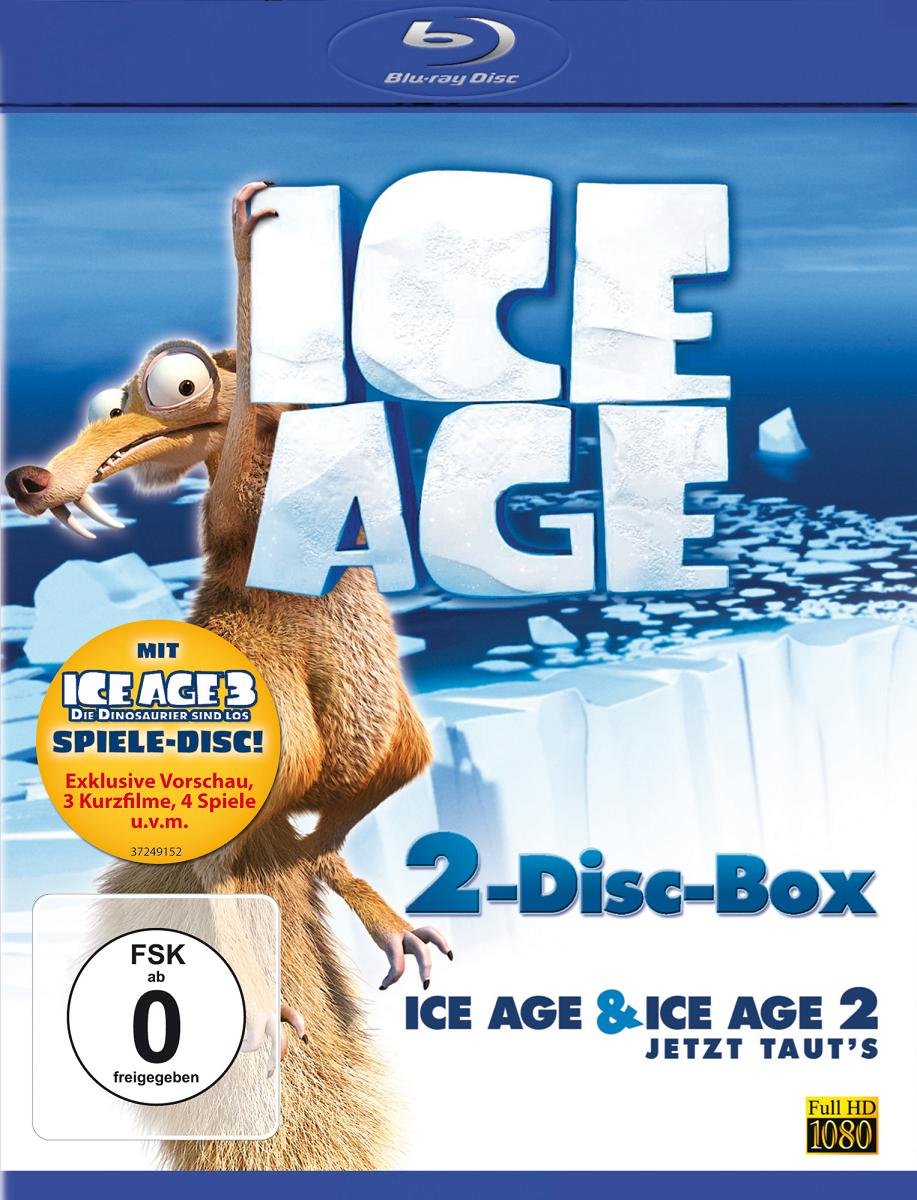 Amazon.com: Ice Age 1&2 Box & Activity Disc (3-BD-K) [Blu