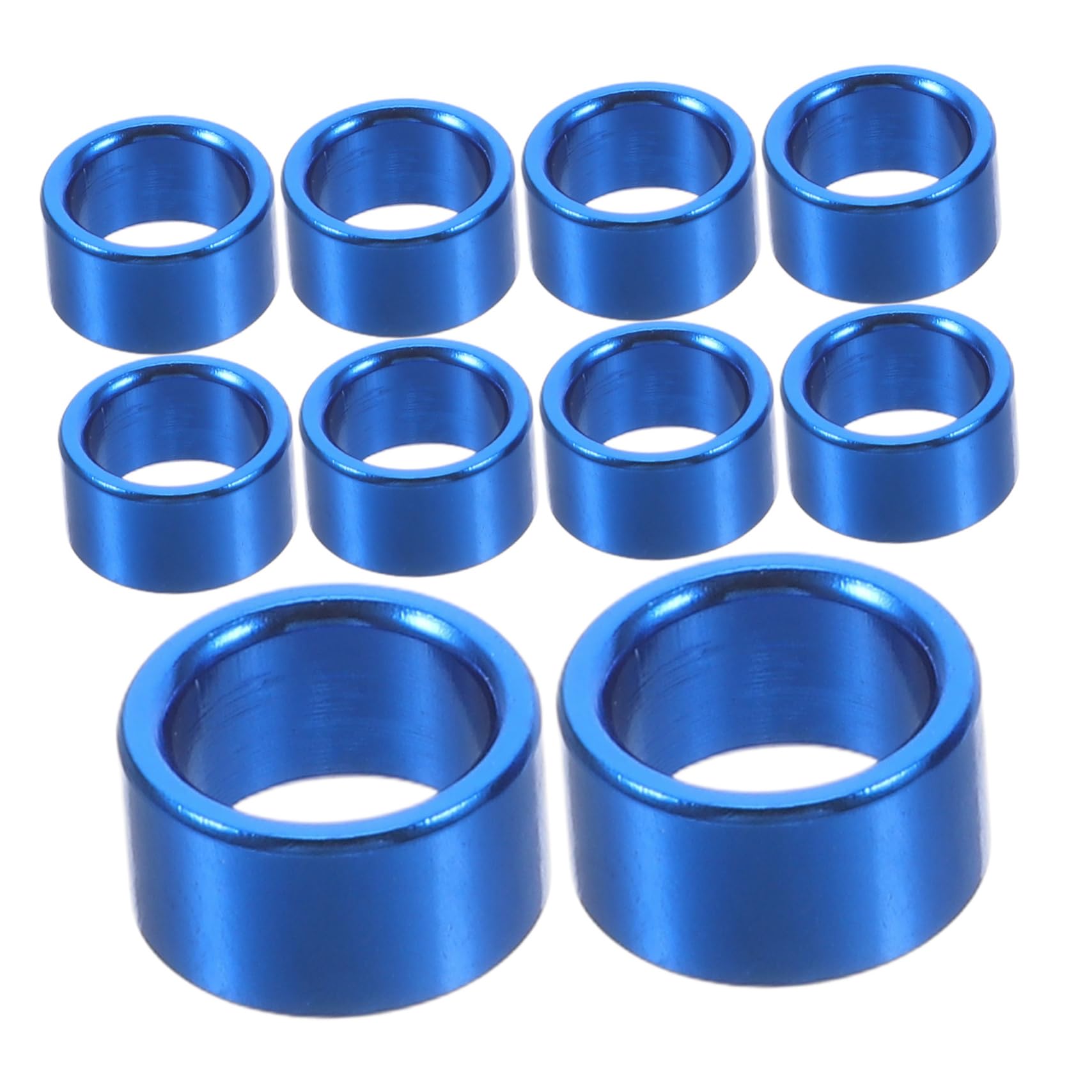 FUNOMOCYA 10pcs Pigeon Foot Rings Bird Leg Bands Aluminium Identification Bands for Pigeons and Dove Training