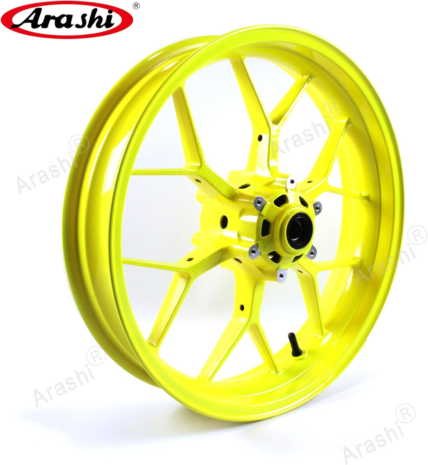 Arashi Front Wheel Rim for Honda CBR1000RR 2008-2016, Motorcycle Replacement Accessories Parts Neon Yellow