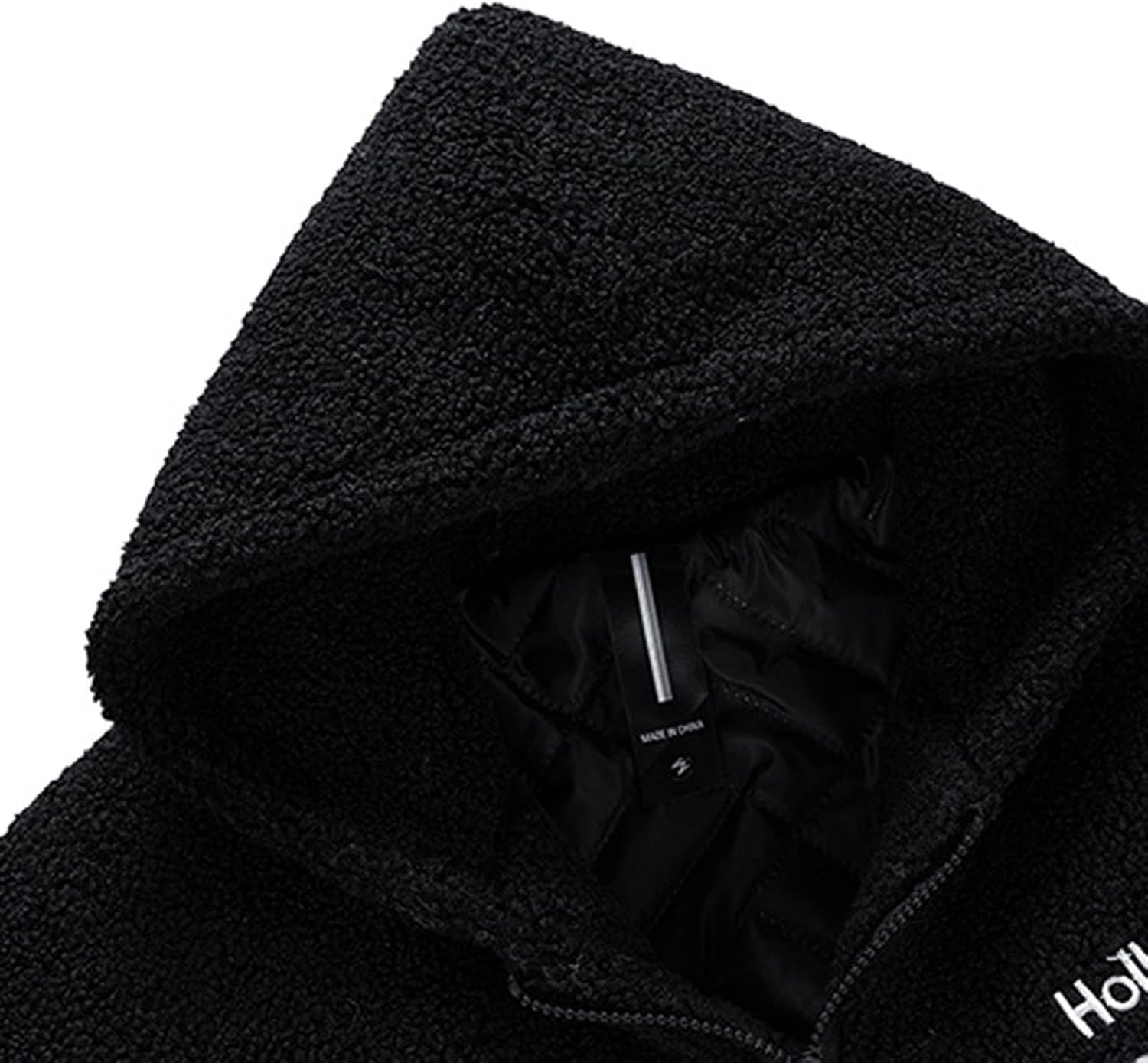 tuduoms Mens Big Tall Heavy Fleece Winter Coat Zip Up Fuzzy Sherpa Hoodie Sweatshirt Quilted Lined Warm Puffer Down Jacket