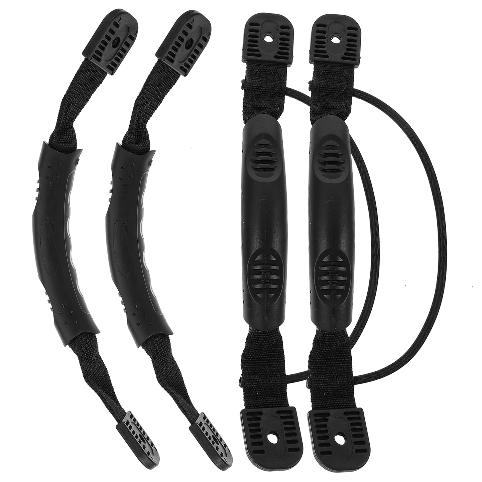 Kisangel 4pcs Pvc Plastic Kayak Carry Handle Canoe Paddle Holder Floating Rope Kayak Accessories Side Mount Handle for Canoe Boat