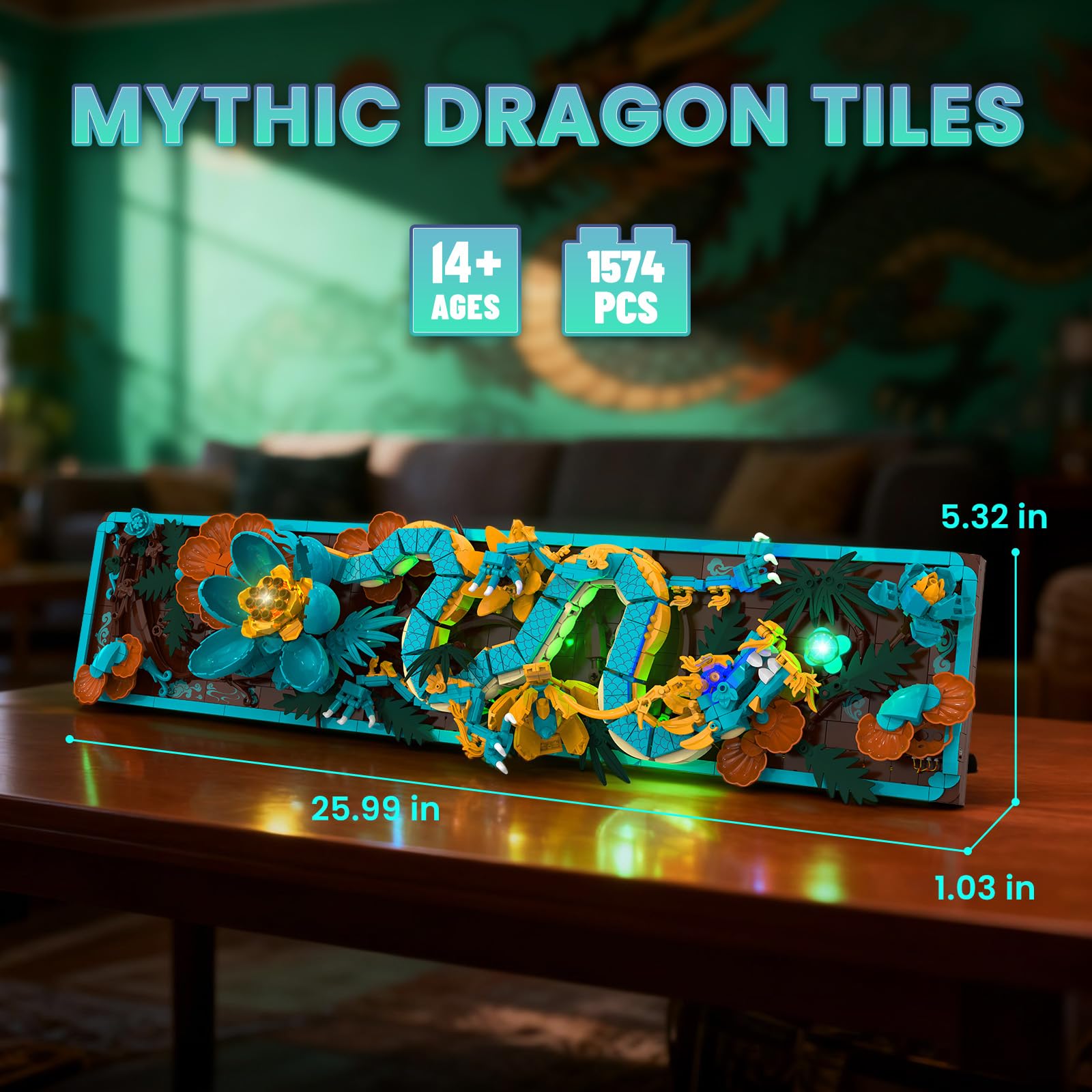 miki⭐︎インナーバック付きdragon Amazon.com: JMBricklayer Mythic Dragon Tiles Building Block Sets