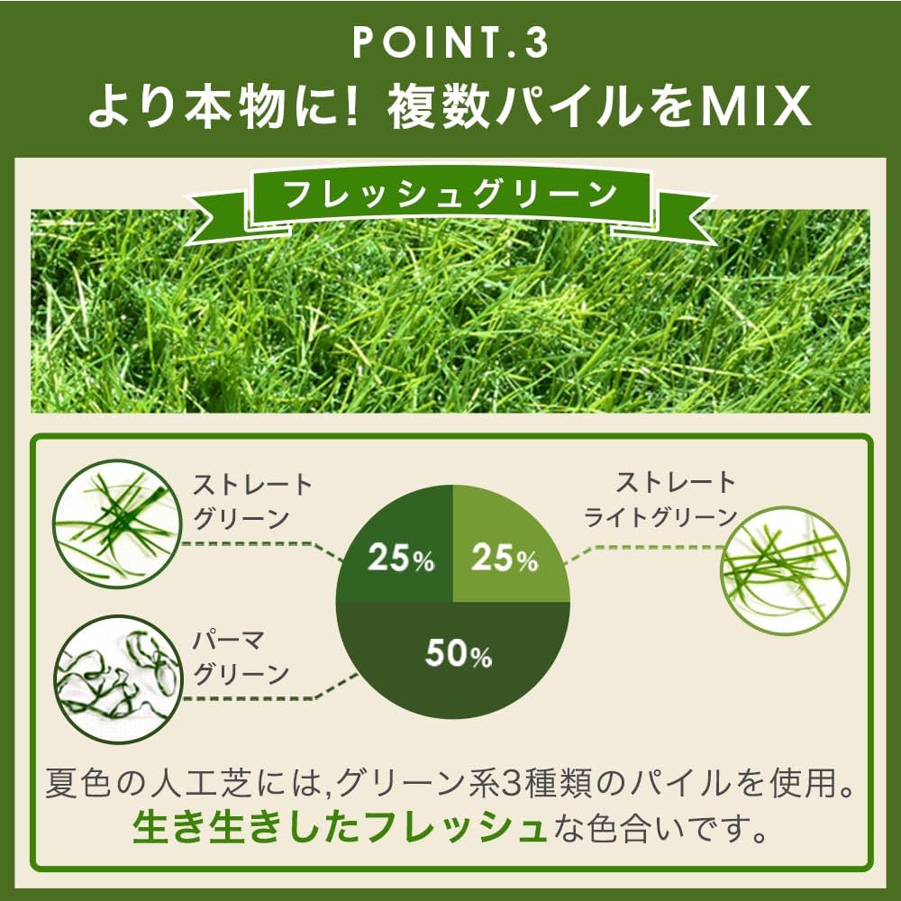 人工芝1メートル×10メートル2本 楽天市場】【15日0時~クーポン5%引】 “10年使える”超高密度