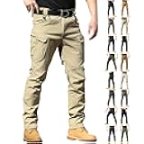 Tactical Pants for Men Water Resistant Hiking Cargo Pants Multi Pockets Stretch Waterproof Quick Dry Work Pants