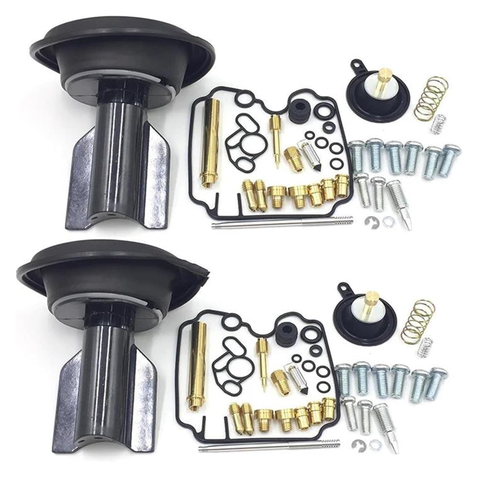 Kits De Reparación Carburador Motocicletas para Yamaha TDM850 XTZ750 1989-1999 Kit Juntas Vacío con Diafragma Membrana 2 Juegos Carburador Repuesto Moto