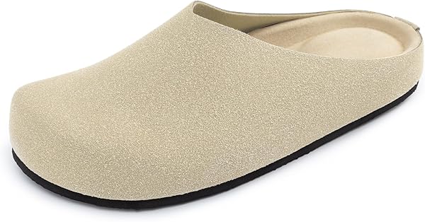 Athlefit Comfortable Slip On Clogs for Women Lightweight Arch Support Walking Shoes for Fall Nurse Work Casual