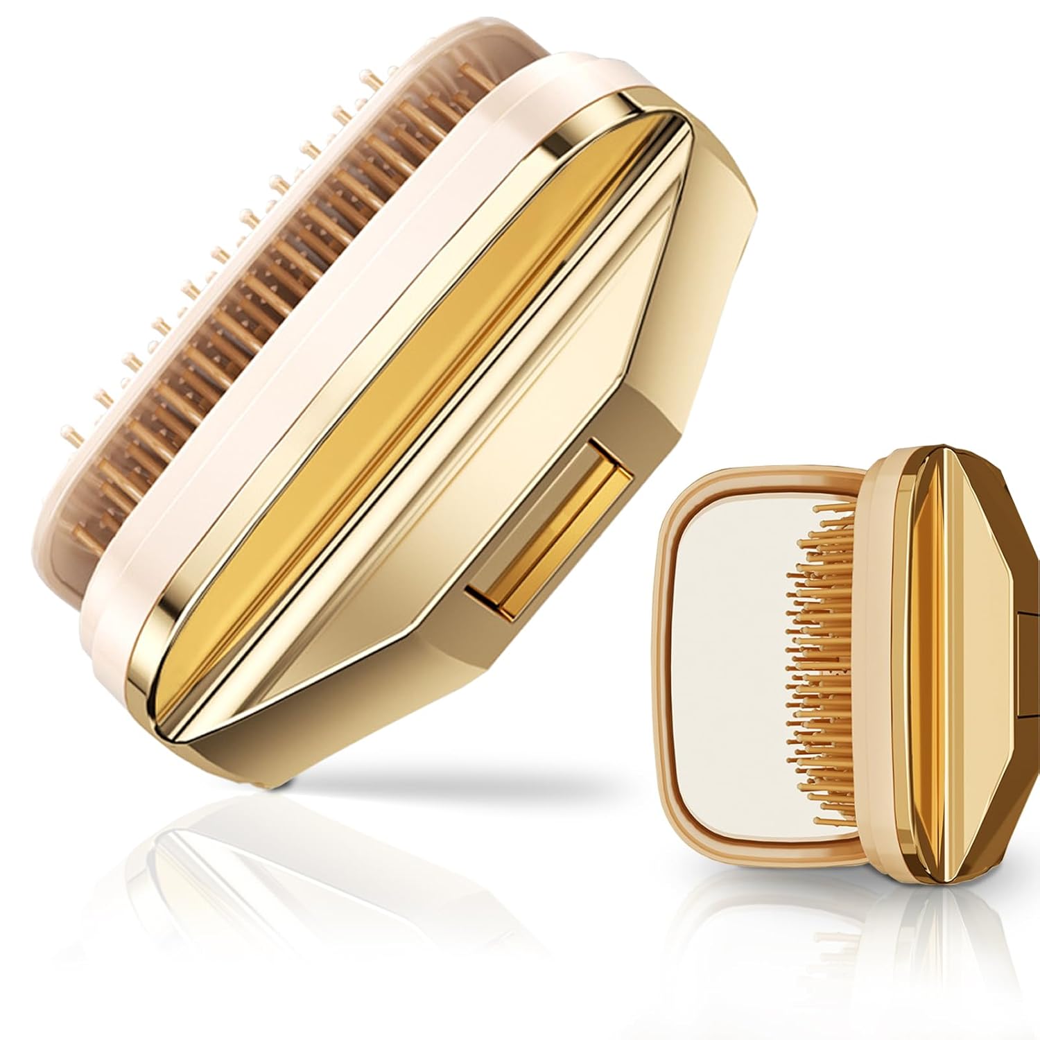 RUIYUE Self Cleaning Hair Brush with，2023New Hair Brushes