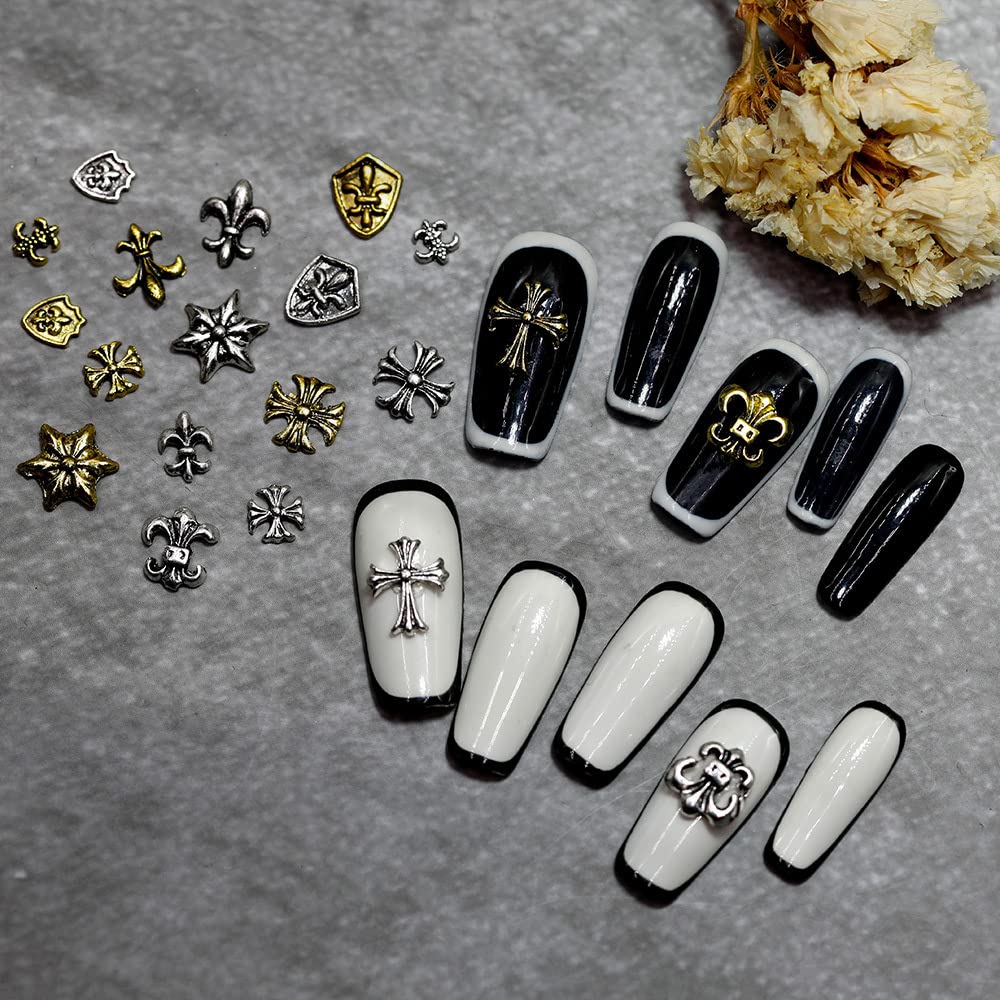 Amazon | DUOLEIMI ネイルパーツ メタルパーツ レトロ風 金属パーツ