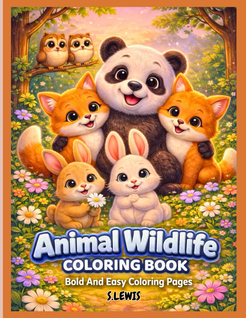 Animal Wildlife Coloring Book: Featuring 50 Mindfulness Coloring Pages For Adults And Teens: Perfect For Relaxation And Stress Relief Fun
