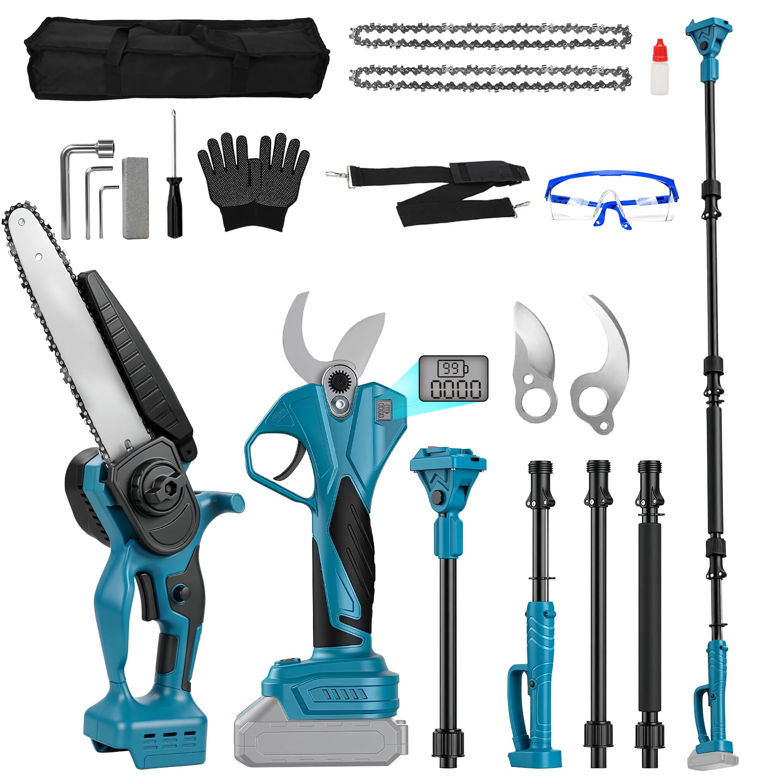 Juego de Sierra de Barra 6'' para Makita 18V (sin Batería) (con Tijera)