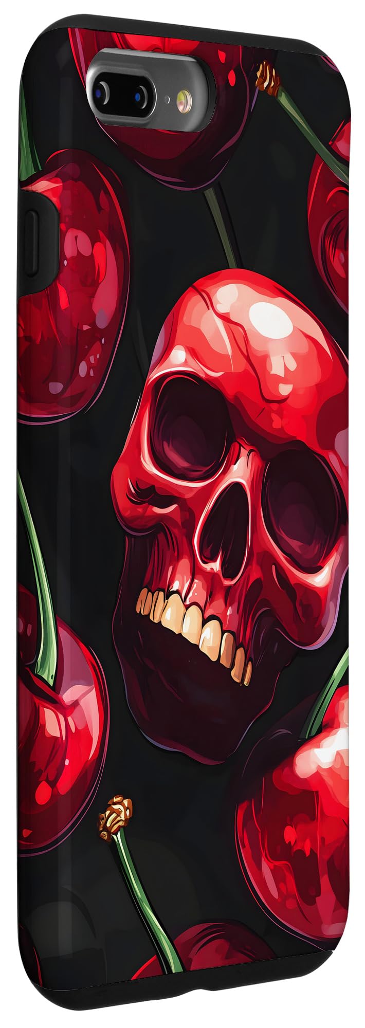 Cherry Skull Pattern Case for iPhone 7 Plus/8 Plus - Image 3