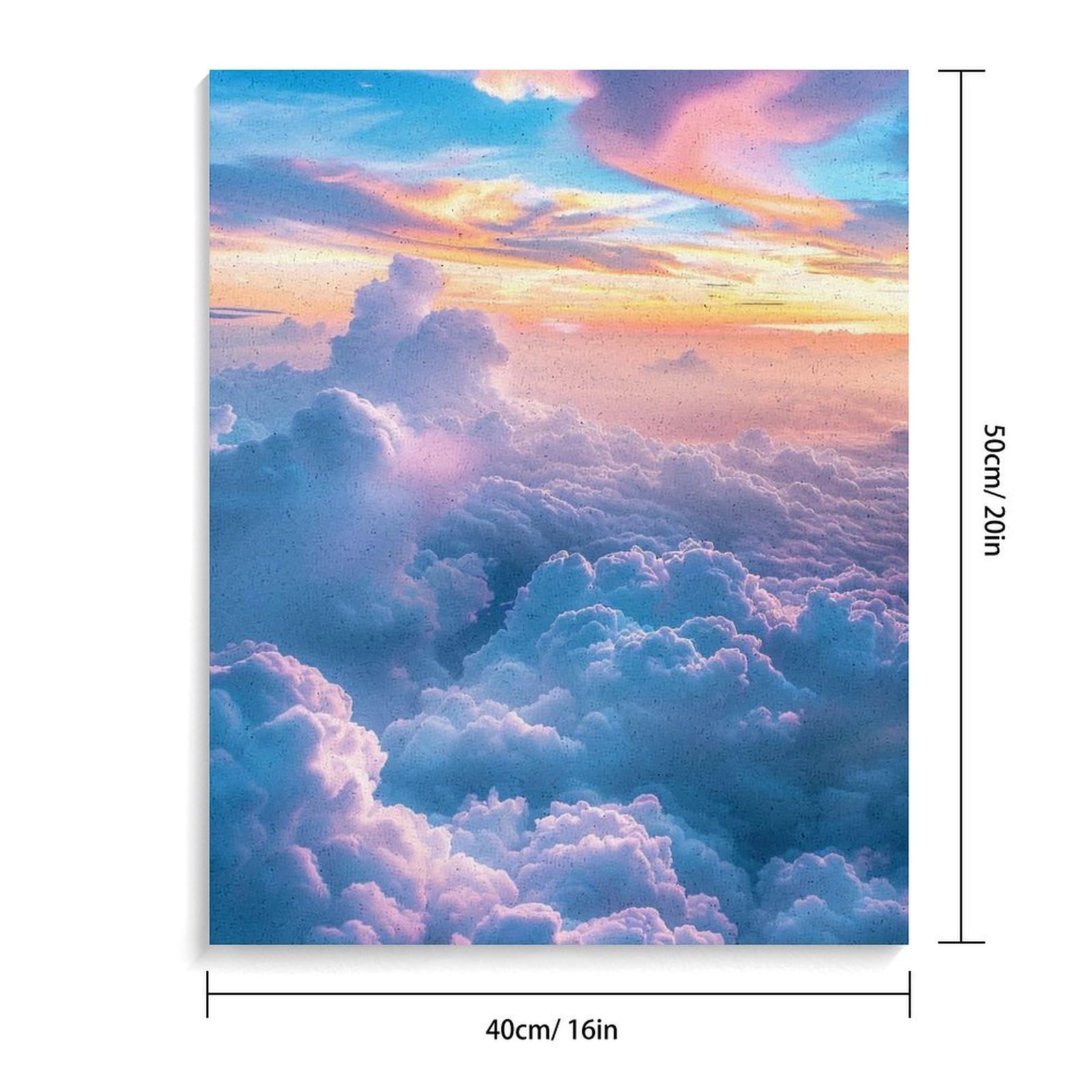 空の油絵【小春雲】1点物の油絵◆作者サイン入り 空の油絵【小春雲】1点物の油絵◇作者サイン入り 空の