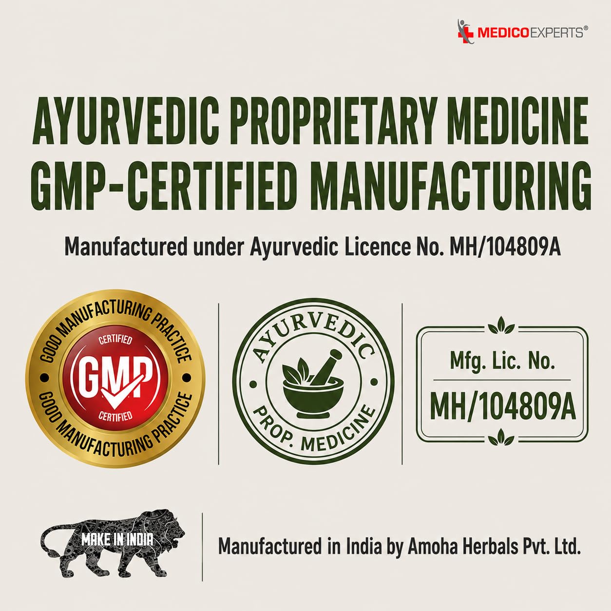 MedicoExperts ReGain Maxx Massage Oil for Men - Supports Strength, Stamina & Energy | Ashwagandha, Chandan + 36 Ayurvedic Herbs | GMP Certified | 50 ml (1 Bottle) 2