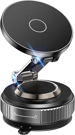 Magnetic Car Phone Holder 360 Magsafe Vacuum Suction Mount for iPhone