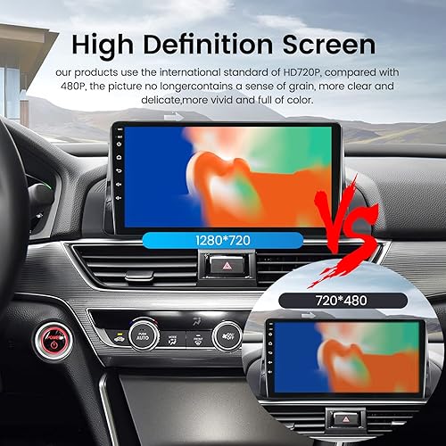 Miniatura 7 de Radio de coche Android 12 estéreo para Honda Accord 10th 2018-2021, Biorunn 10.1 pulgadas, Octa Core, inalámbrico, con cable, Car-Play, Android,