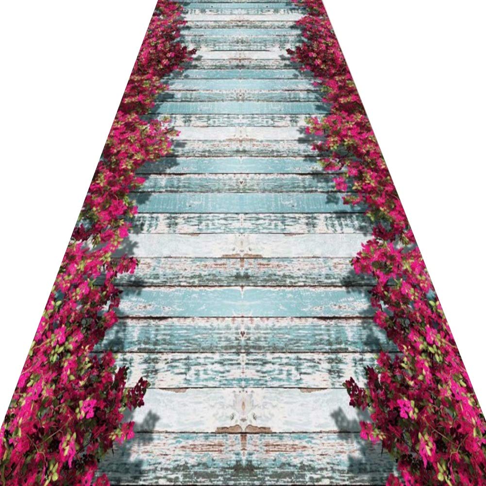 Alfombras para entrada de casa retro en pasillos extra largos