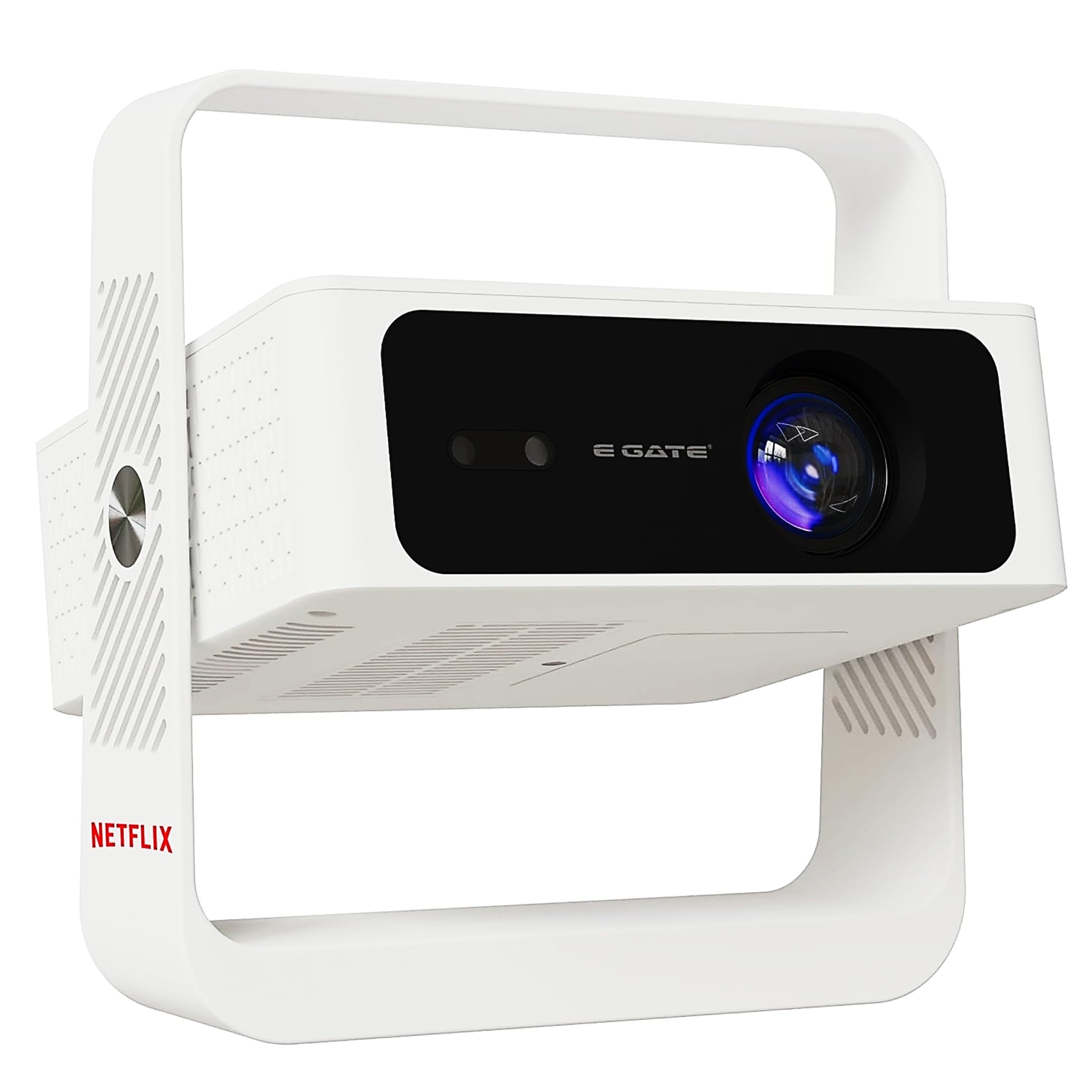 EGate i9 Pro with Keystone, Bluetooth & Tripod, FHD 1080 Support & 720p Native, 1800L (180 ANSI), 4k Support from HDMI & TV Stick, 381cm Screen | Bluetooth in-Out, Vertical Keystone | (Ei9027, White)-image-21