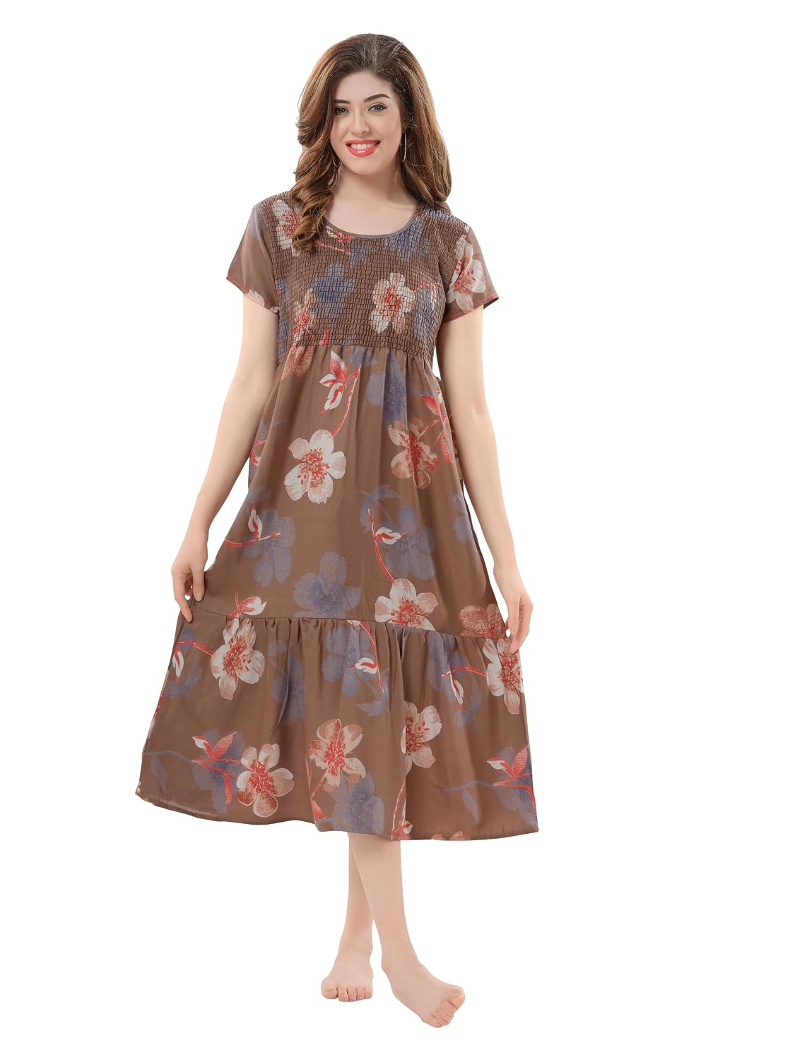 Women’s Smoking Soft Alpine Short Nighty | Premium Half Sleeve Night Dress with Side Pockets & Comfortable Fit - Review, Price and Buying Guide