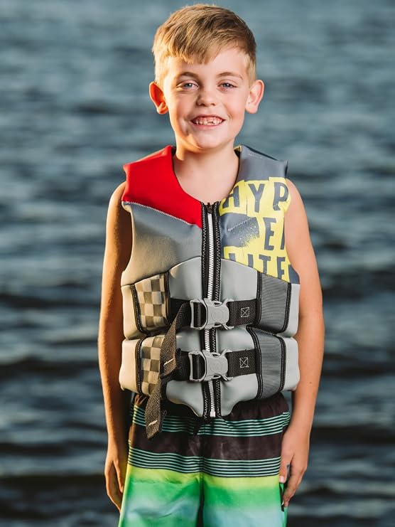 HyperLite Elite Infant/Toddler, Child & Youth Life Jackets USCG Approved for Boating, Water Sports & Swimming