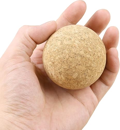 Miniatura 6 de Bola de corcho de vino, 3 piezas de tapón de bola de corcho de madera para decantador de vino, jarra de repuesto (2.4 pulgadas/2.4 in)