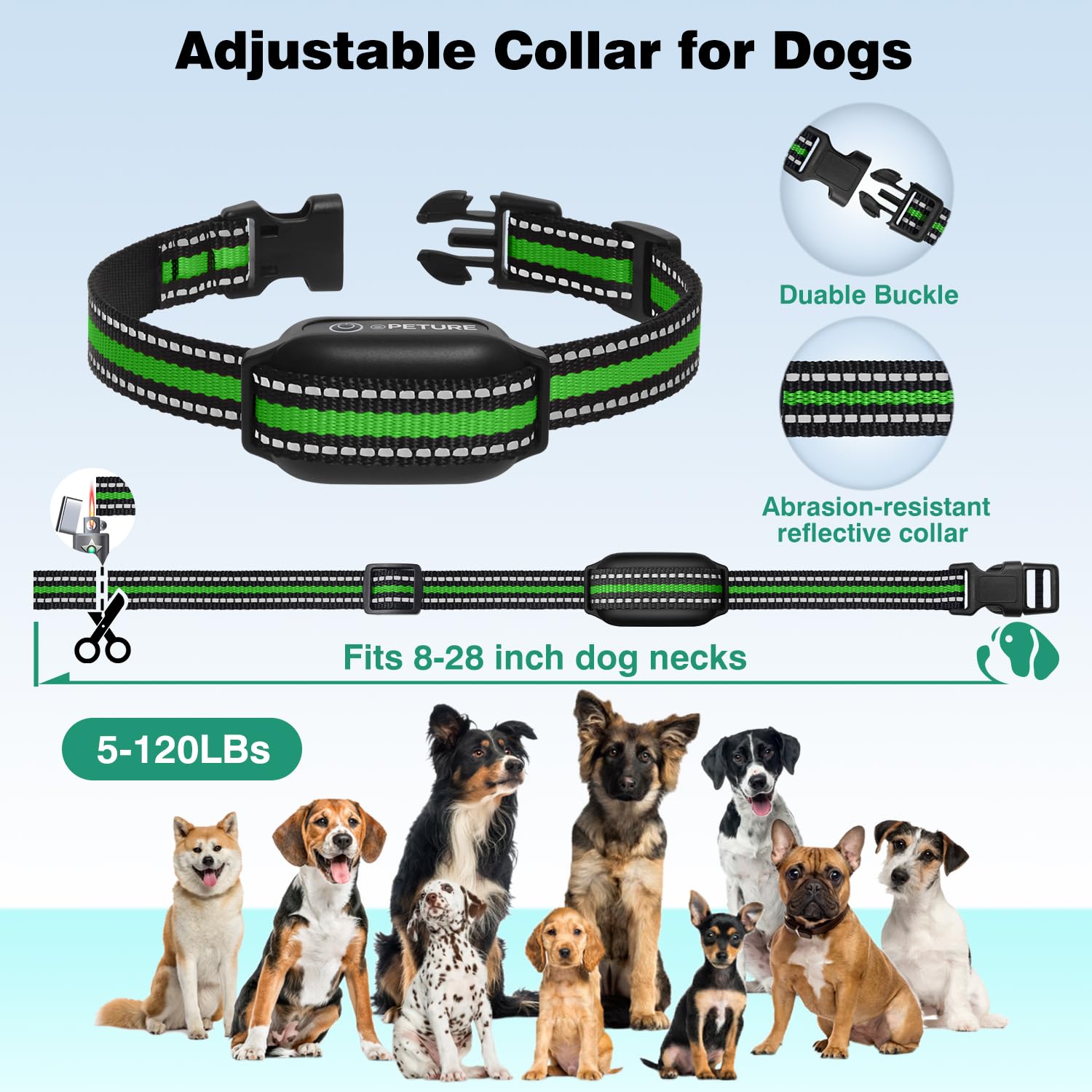 Dog Shock Collar for 2 Dogs, Rechargeable Dog Training Collar with Remote 2 Pack - 3300FT, IPX7 Waterproof Shock Collar for Large Medium Small Dogs, E-Collar for Dogs Training with 4 Training Modes