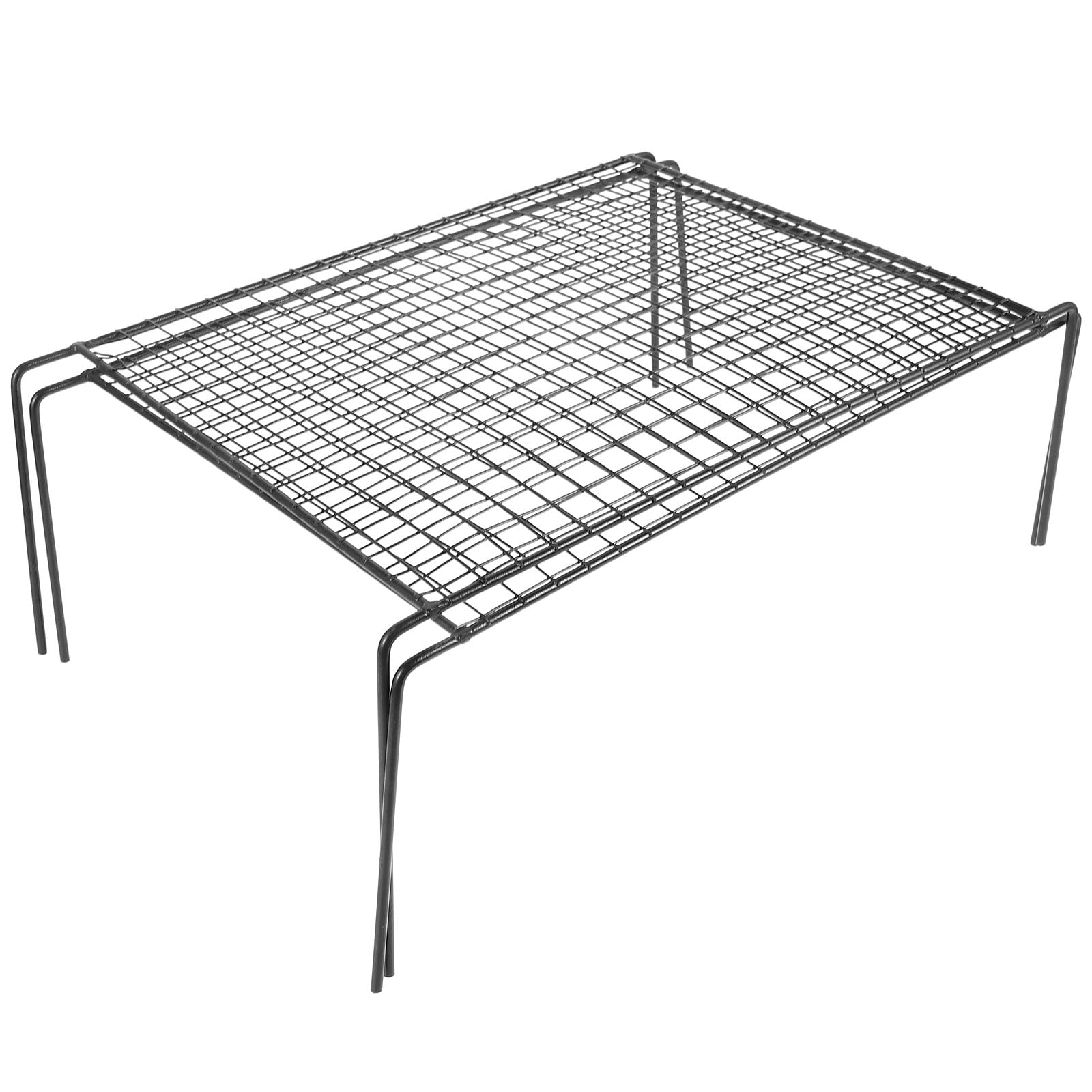 Étagère à placard télescopique en fer noir extensible pour la cuisine