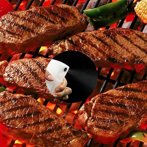 Miniatura 4 de XIAOXIONGYUXIN Botella de spray de aceite de vinagre pulverizador de aderezo con cepillo botella de spray portátil para barbacoa adecuada para