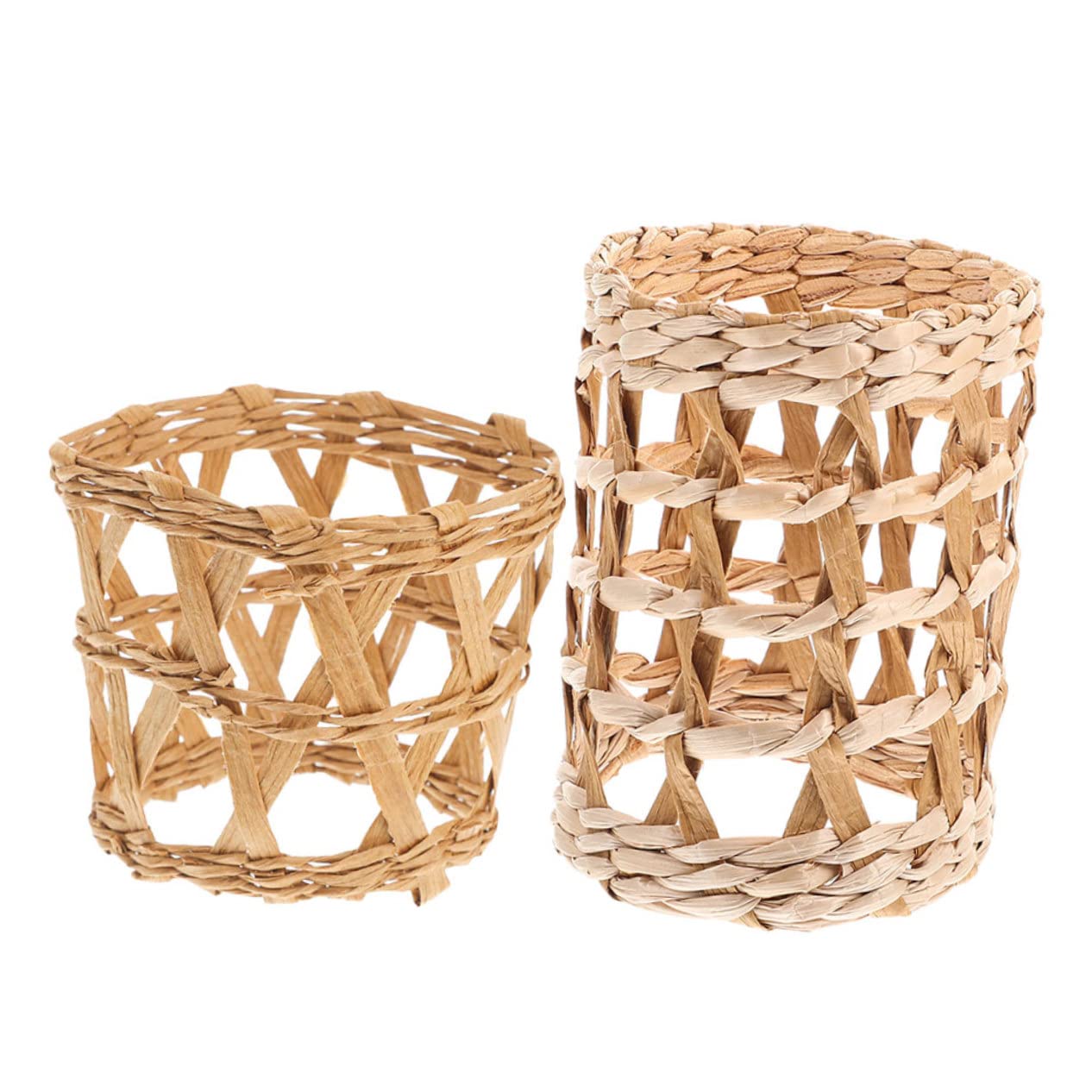 YARNOW 10piezas Funda De Vaso De Natural Creativos para Copas Aislante Térmico y Antideslizante Decoración Artesanal para Hogar y Oficina