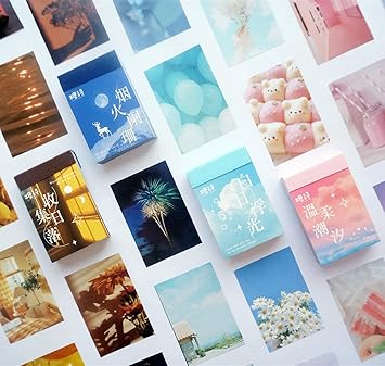 Amazon Co Jp Ta Merry シール コラージュ 素材 フレークシール おしゃれ かわいい 大容量 0枚セット 女の子 マスキング素材 デザインペーパ 和紙 韓国 シール 風景 フレーム お洒落 手帳 アルバム デコ 手紙 潮汐 ホビー