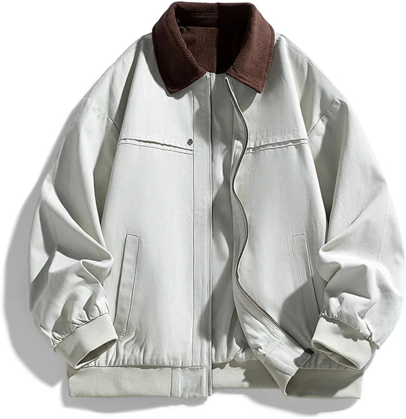 Men's Washed Outerwear Trendy Lapel Sports Outdoor Fashion Soft Comfortable Versatile Jackets