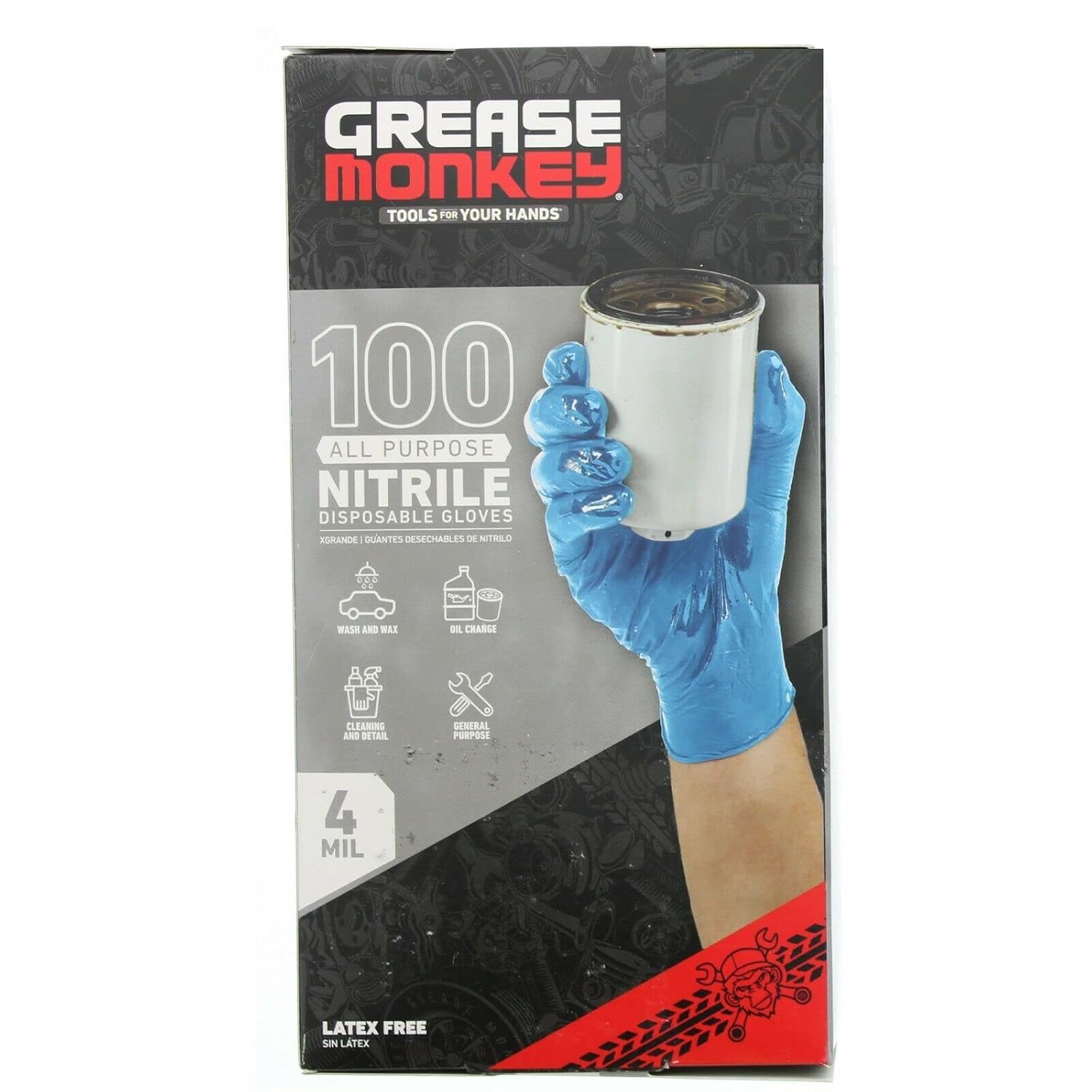 Grease Monkey All Purpose 4 Mil Thickness Disposable
