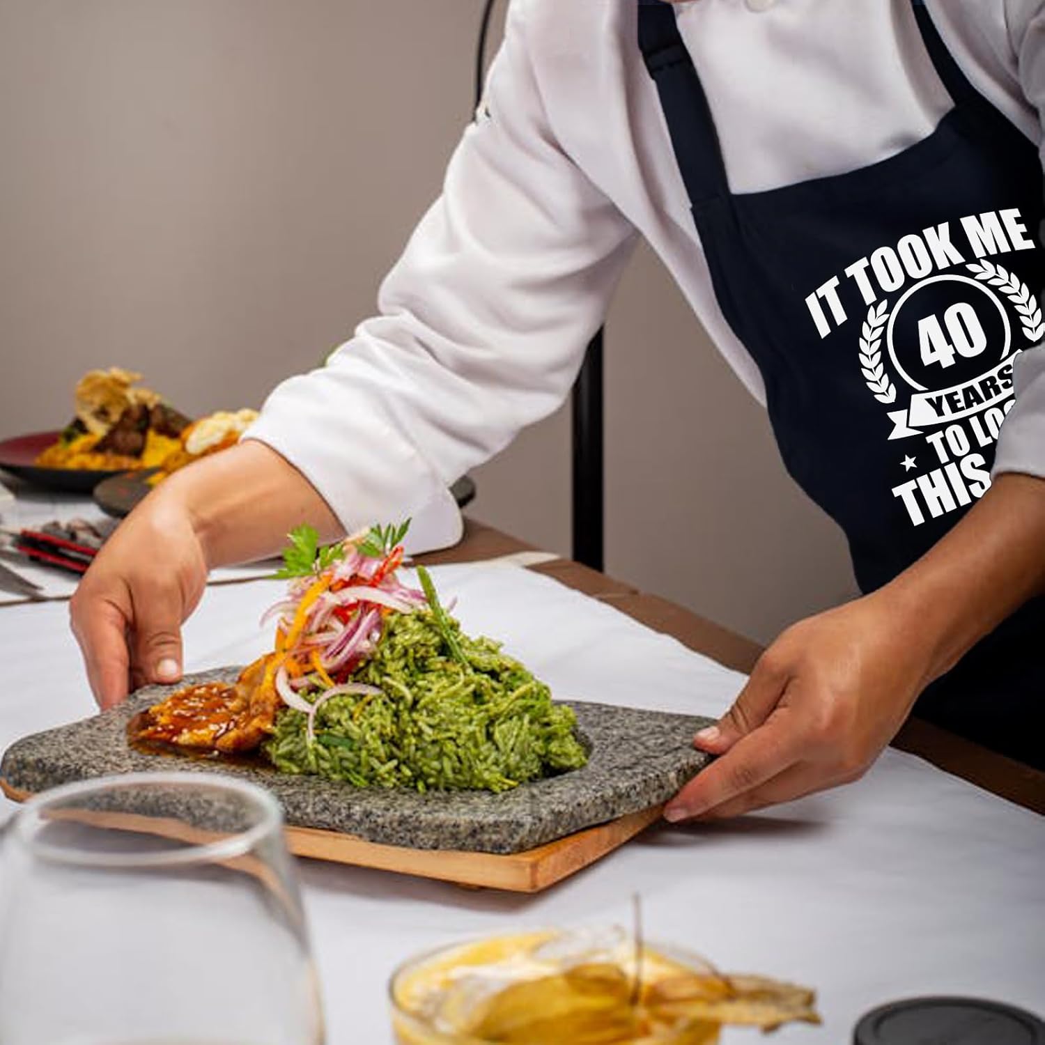 30th 40th 50th 60th 70th Birthday Gifts for Men Women, Kitchen Aprons for Cooking BBQ, Gifts for Dad Grandpa Husband - Image 5