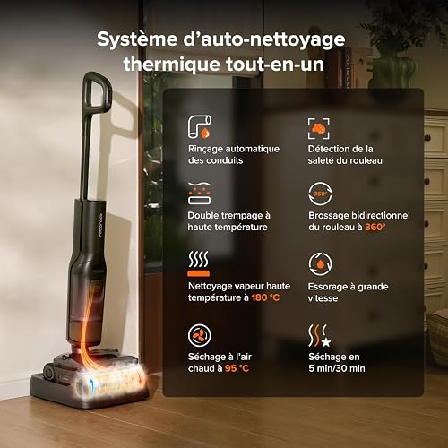 roborock F25 Steam Nettoyeur Vapeur sans Fil, Aspirateur Laveur - 6