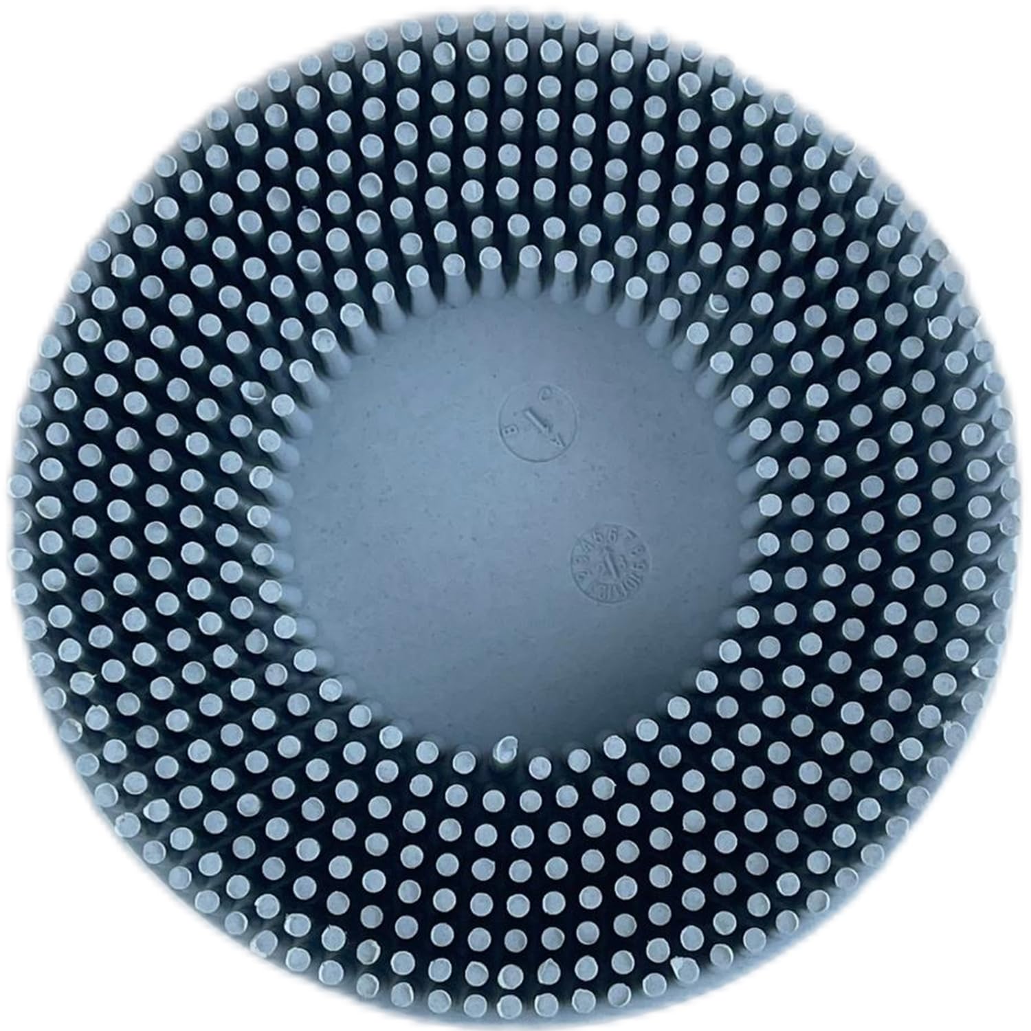 Lot de 2 disques à poils de 7,6 cm, grain 120 avec fixation de tige de 6,35 mm, disque de brosse de retrait de revêtement abrasif pour métal, jaune