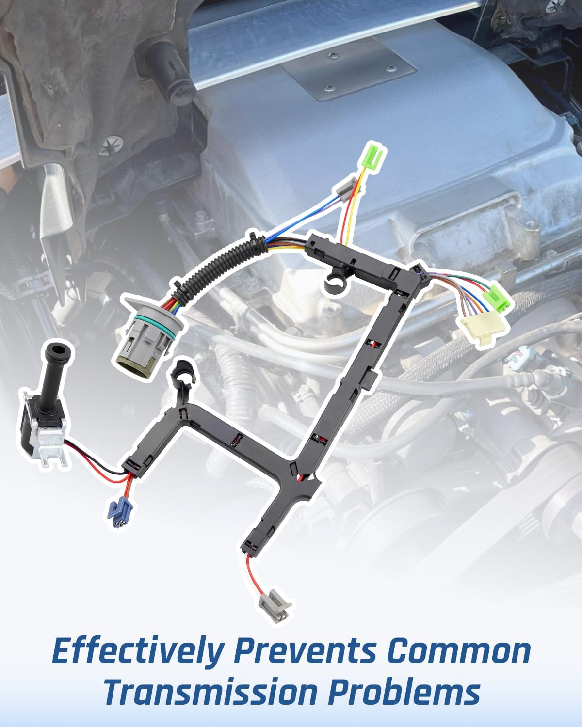 4L60E Internal Harness w/Lock-Up TCC Solenoid 03-06 Replace 4L60 350-0061 Fit for Chevrolet GMC Cadillac Buick Hummer Bentley Workhorse St: internal harness w/lock-up tcc solenoid