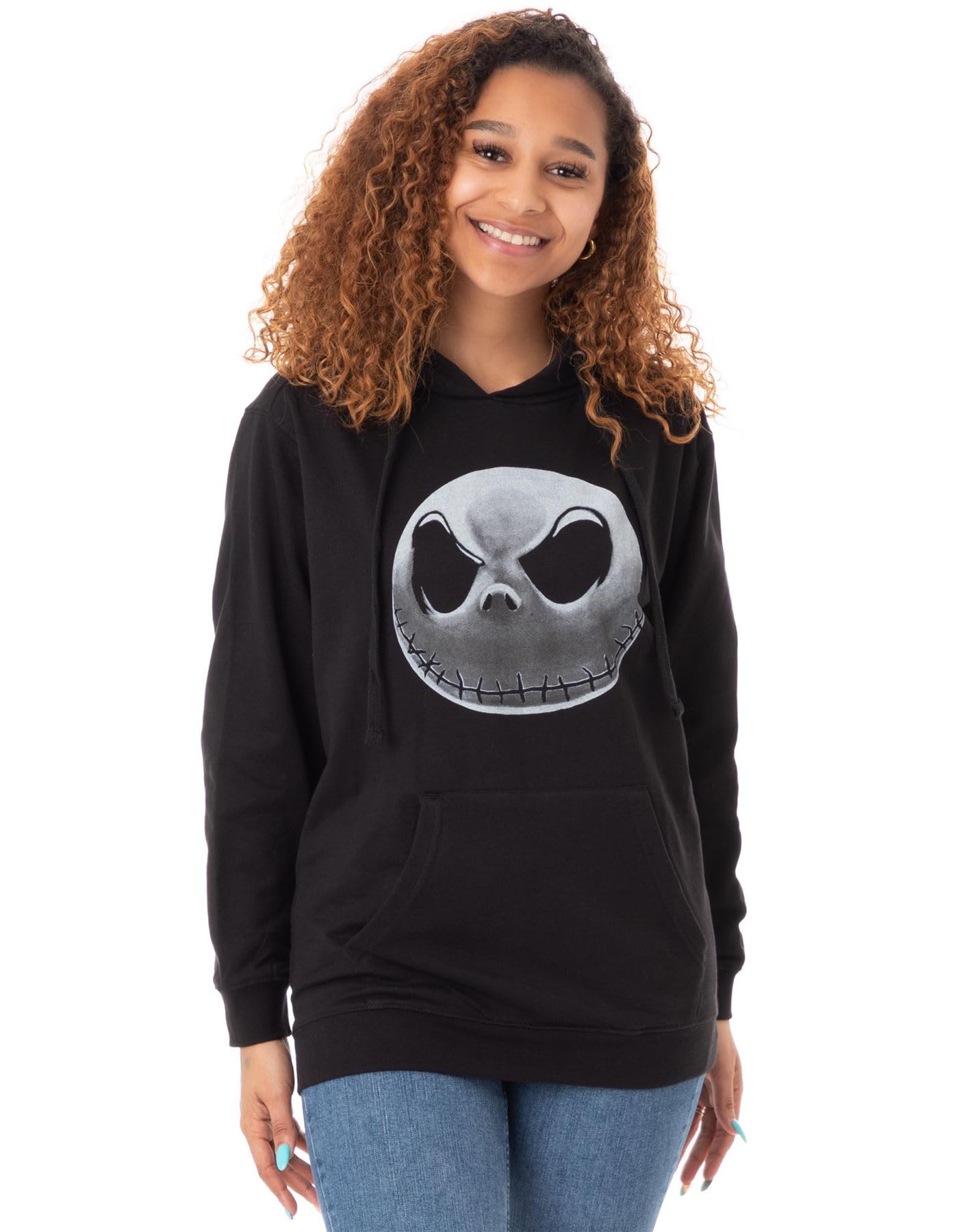 Disney Christmas Jumper Black S - The Nightmare Before Christmas Jack Skellington Hoodie
