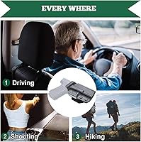 Vista 7 de WARRIORLAND Funda OWB Kydex con corte óptico, ajuste seleccionado para Glock 17/19/19X/43/43X MOS, sin riel 1911, Hellcat/Hellcat Pro, Taurus