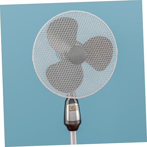 Miniatura 9 de Veemoon Cubierta de ventilador de red de seguridad para niños, protector de dedo para niños, protector de ventilador de verano, fácil de instalar