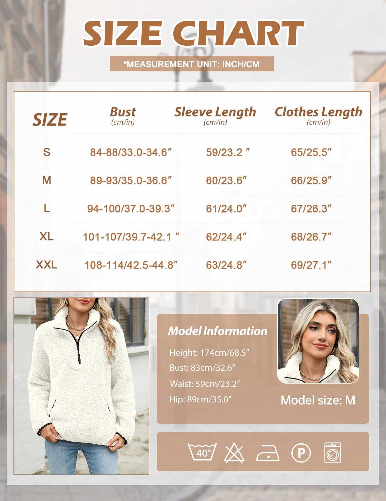 Tuopuda Sweatshirt Femme Polaire Zippé, Sweat Manches Longues, Pulls en Peluche Sweat-Shirt avec Poche Streetwear Sport Tops Élégant Casual Pullover Automne Hiver