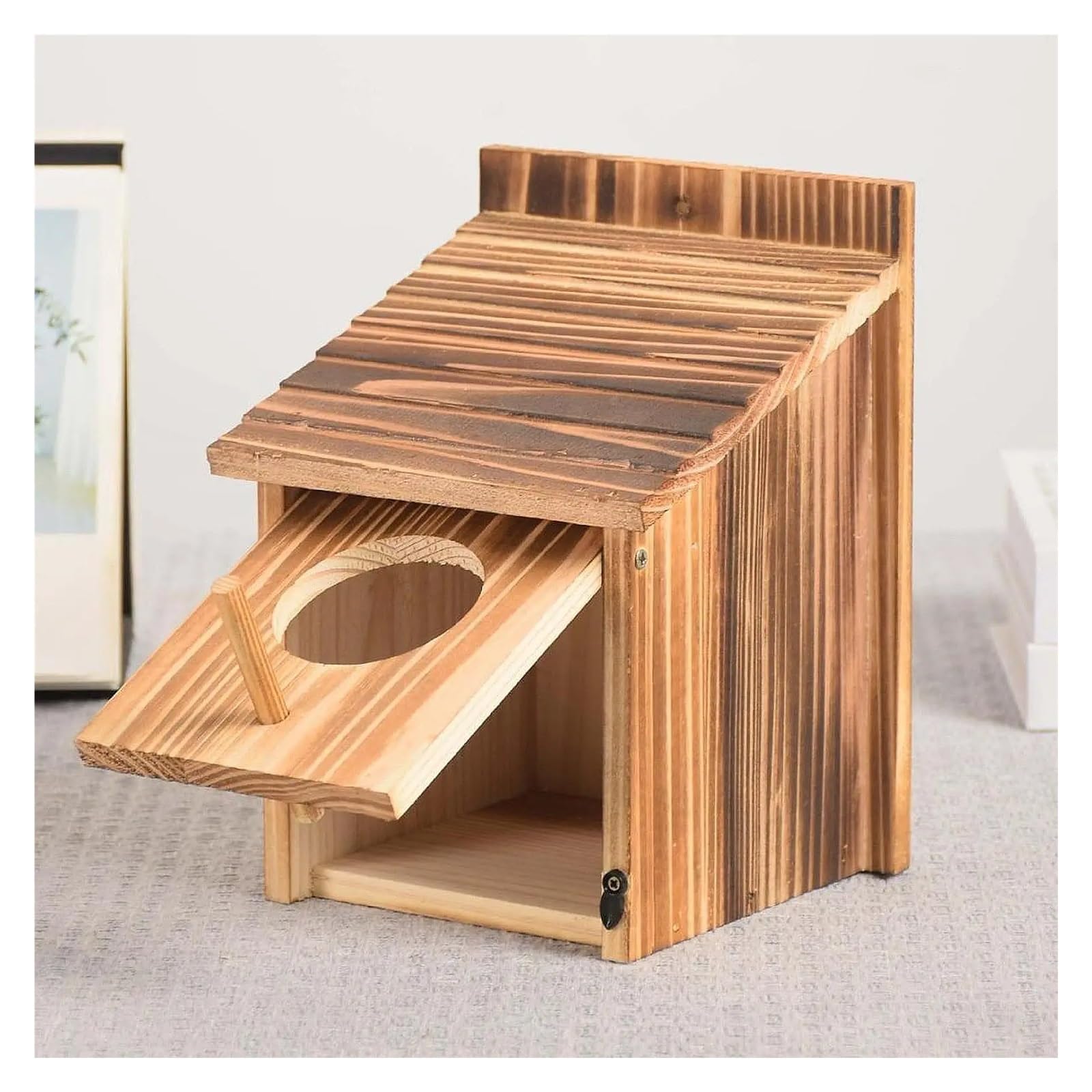 Nistkasten Vogelnest Aus Holz, Vogelhaus for Draußen, Vogelhäuschen for Die Vogelbeobachtung Im Garten Und Auf Der Terrasse, Kleine Vögel, Vogelzimmer