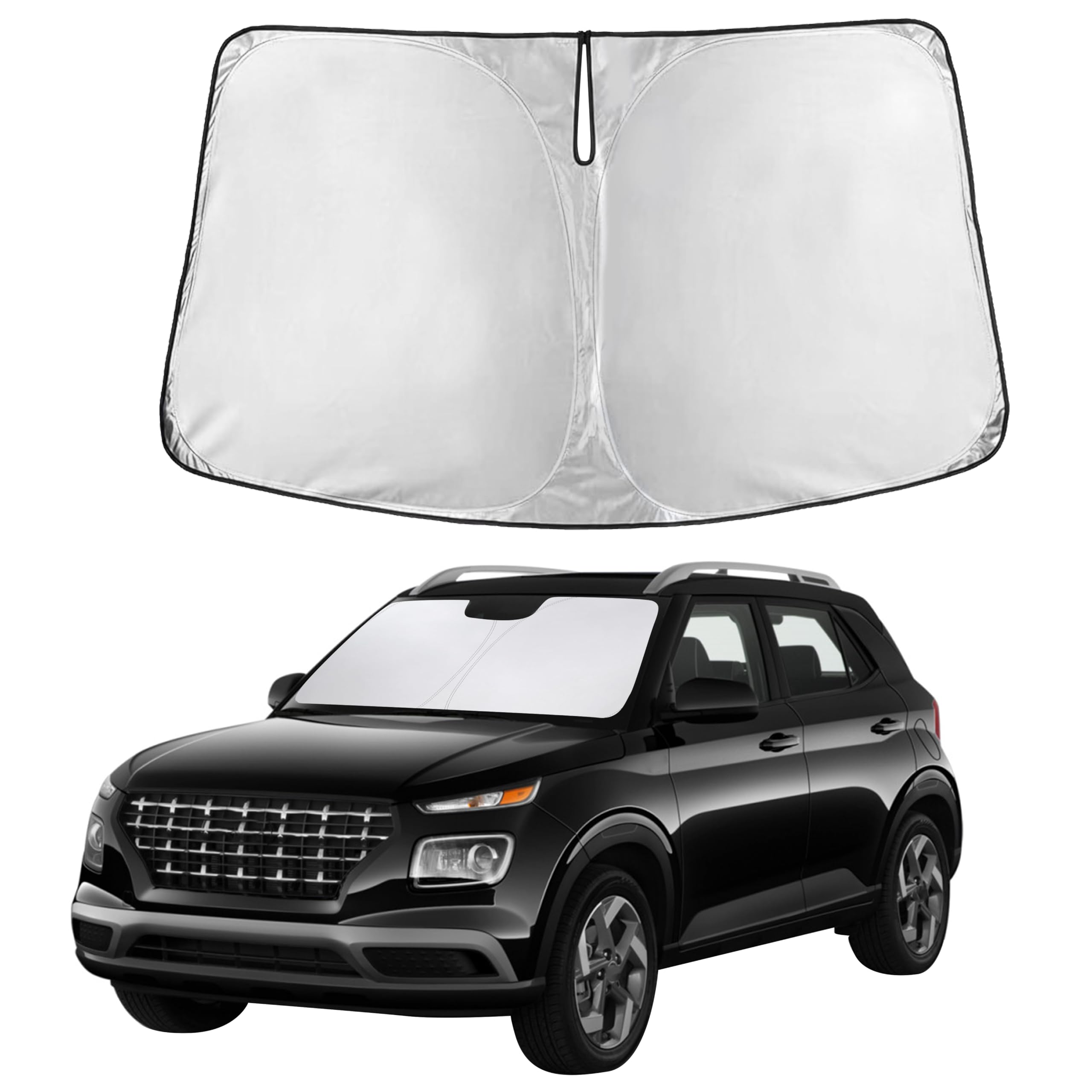 Autovir Windshields Sun Shade Fit for 2020-2023 2024 2025 Hyundai Venue