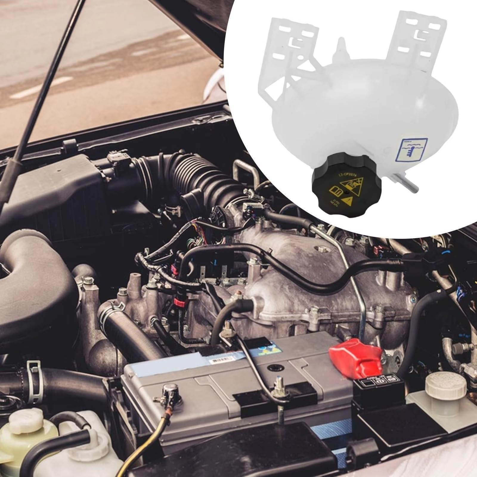 Compatibile Con Jeep Per Compass Radiatore Serbatoio Di Ricambio Del Liquido Di Raffreddamento Del Motore Automobilistico Con Tappo 68289857AA Vaschetta Raffreddamento