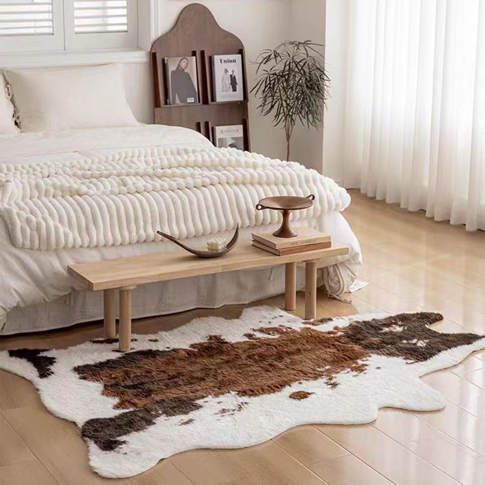 Tapis à imprimé zèbre,Tapis Peau de Vache,Tapis imprimé Cowhide,Tapis imprimé Animal,imprimé Animal Tapis pour la Maison,Lavable,suède Artificiel,pour l'espace de Vie,Le Salon,la Chambre