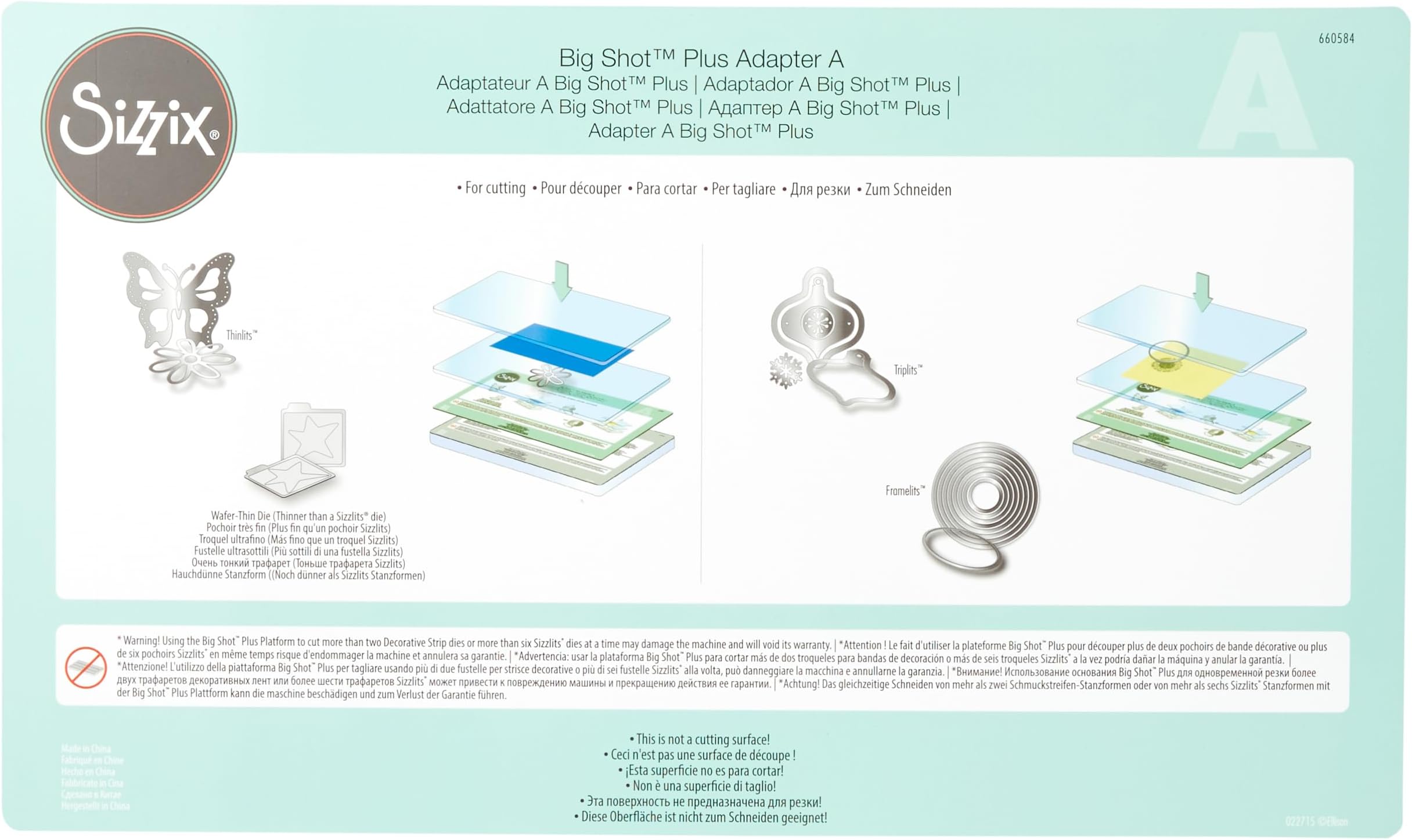 SizzixBig Shot Plus Standard Adapter Pad A 660584