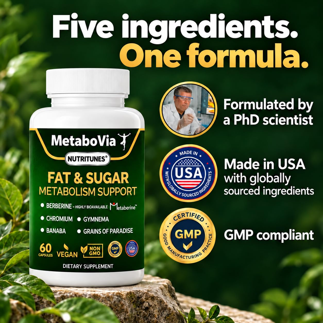 MetaboVia - Fat & Sugar Metabolism Optimizer Supplement — Amazon image 5