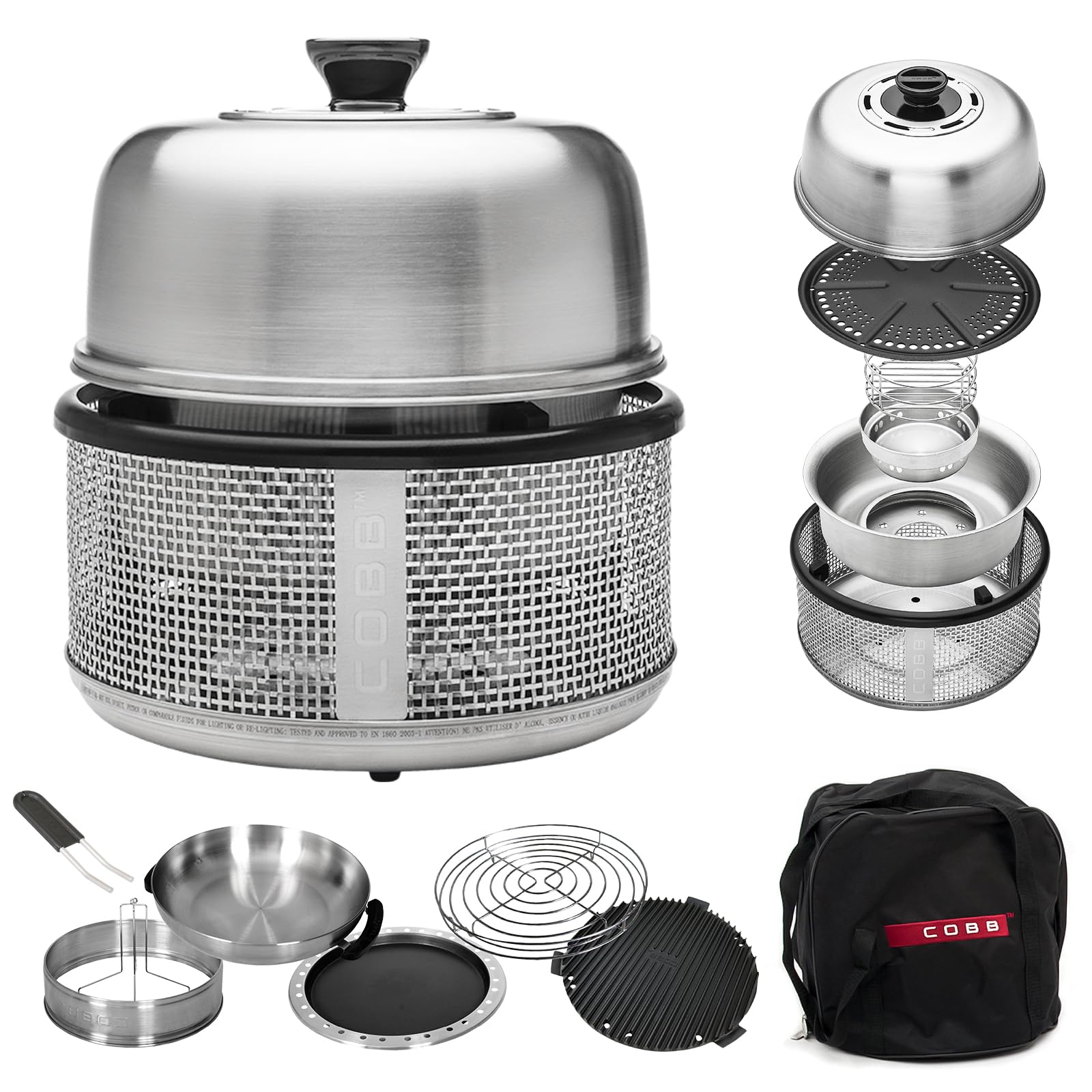 Amazon.com: COBB Stainless Steel Smokeless Portable Table Top